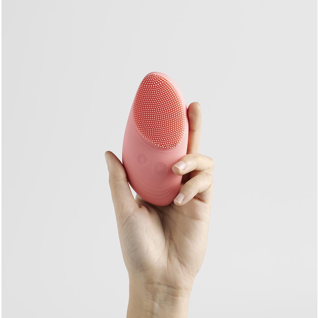 Dispositivo de limpieza facial coreano de silicona ultra higiénica con dos intensidades de limpieza