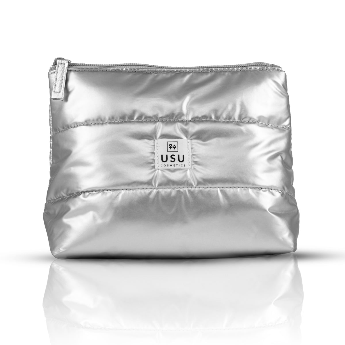 Neceser USU metalizado plata