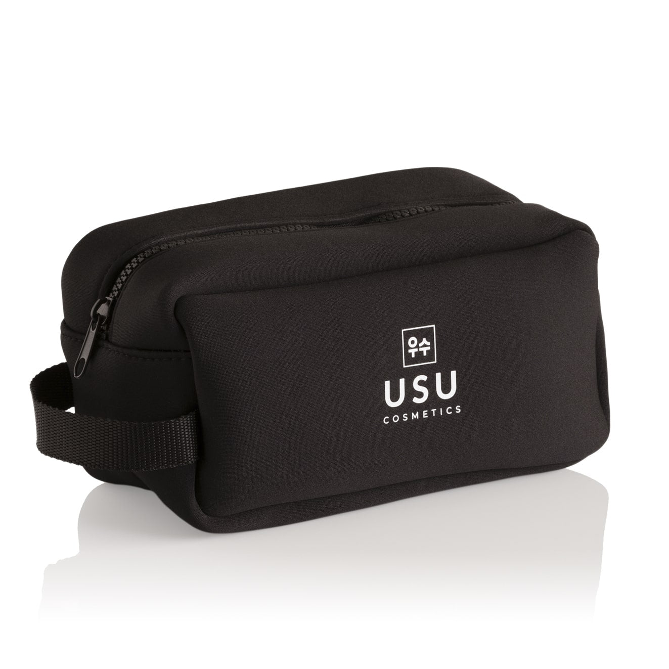 Neceser en neopreno para llevar de viaje tu cosmética coreana.